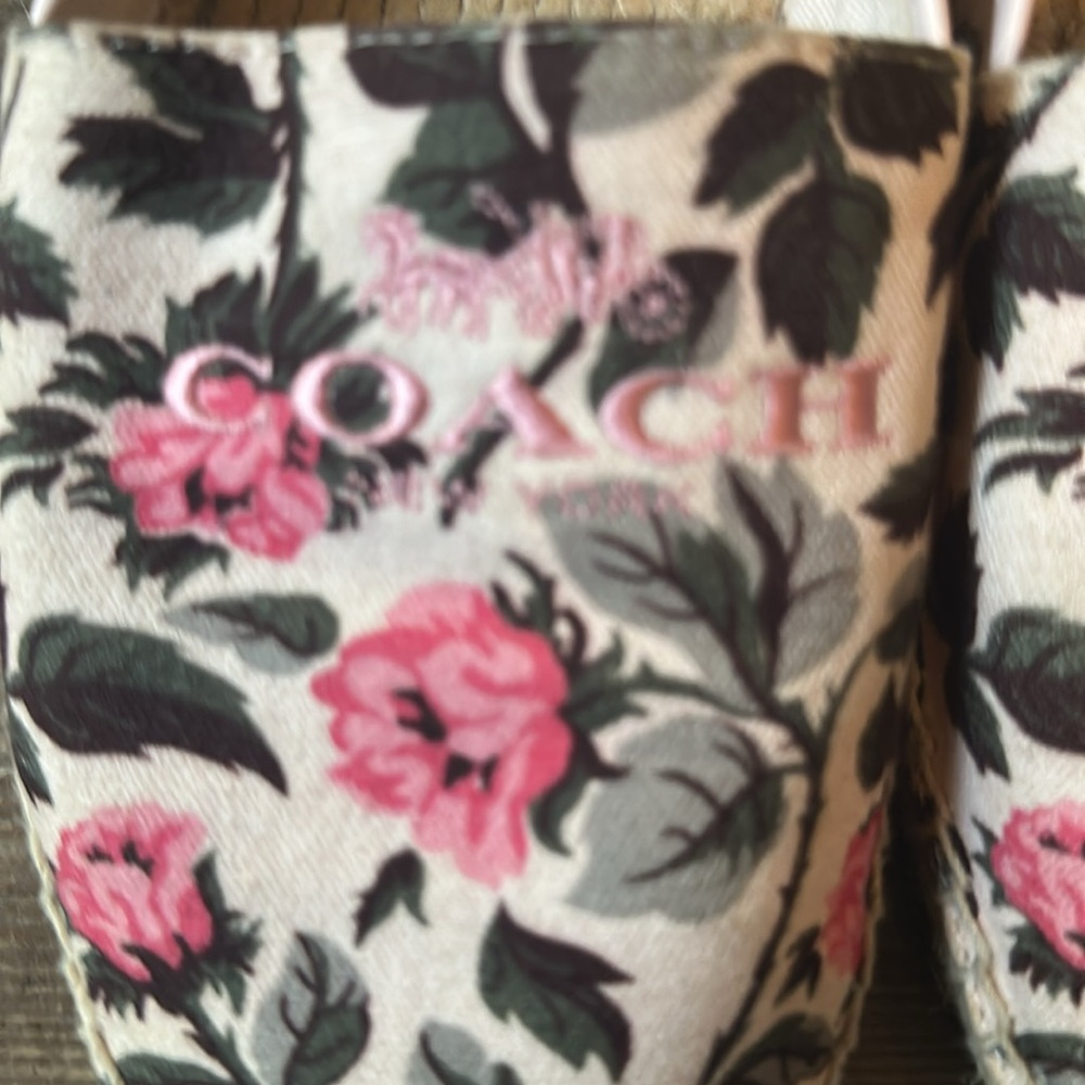 Coach Women's Floral Espadrilles, size 10 - Picture 5 of 6